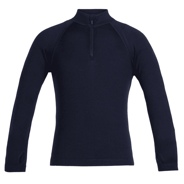 Triko dlouhý rukáv Icebreaker Tech LS Half Zip Kids Midnight Navy IBANS_01360