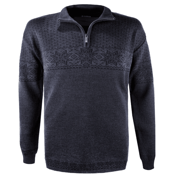 Pulover (3/4 Zapínání) Kama Sweater 4053 graphite