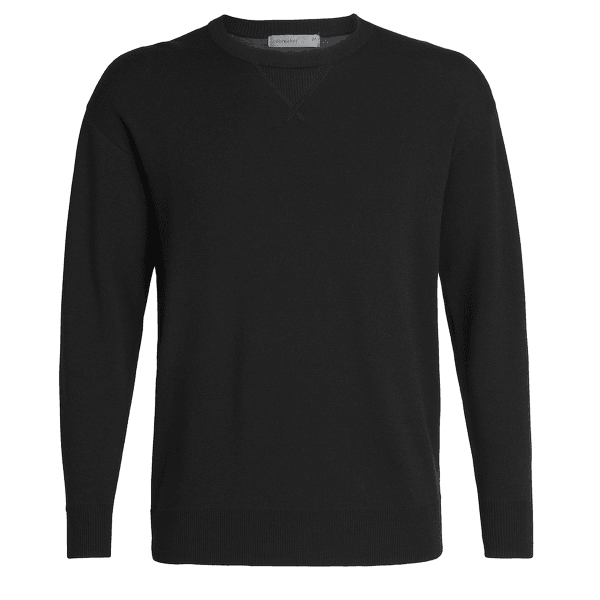 Svetr Icebreaker Carrigan Reversible Sweater Sweatshirt Men Black