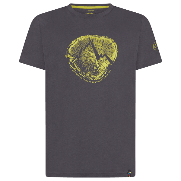 Tričko krátky rukáv La Sportiva Cross Section T-Shirt Men Carbon/Kiwi