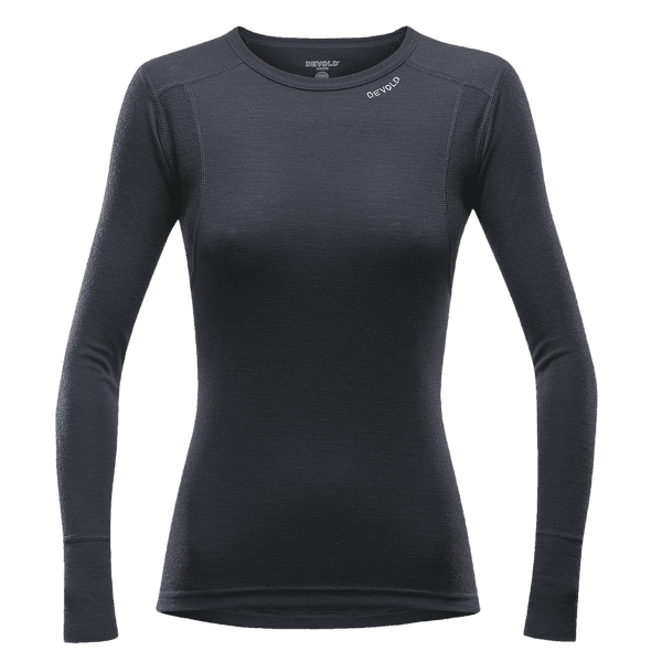Tričko dlhý rukáv Devold Hiking Shirt Women 950 BLACK