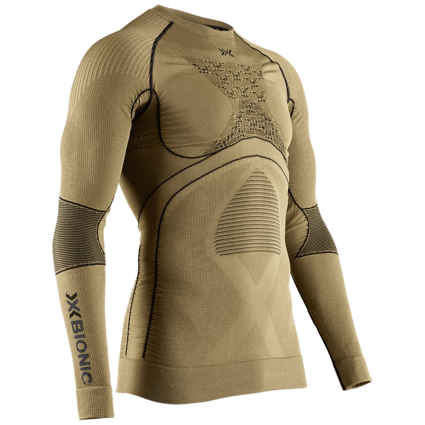 Tričko dlhý rukáv X-Bionic Radiactor 4.0 Shirt Round Neck Men GOLD/BLACK