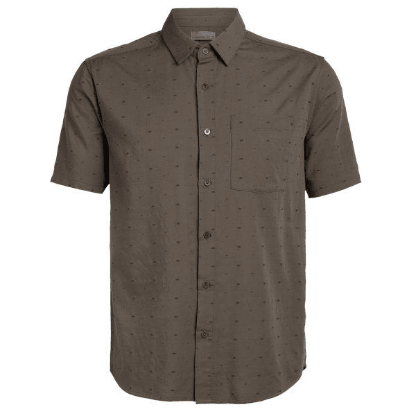 Košile krátký rukáv Icebreaker Compass SS Shirt Men DRIFTWOOD