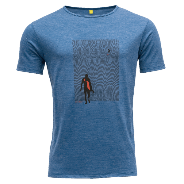 Tričko krátky rukáv Devold Hoddevika Tee Men Skydiver