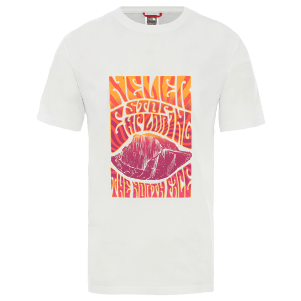 Tričko krátky rukáv The North Face S/S Graphic Tee Men TNF WHITE/FLAME ORANGE