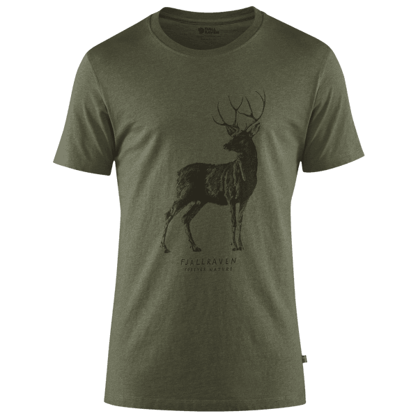 Deer Print T-shirt Men Tarmac