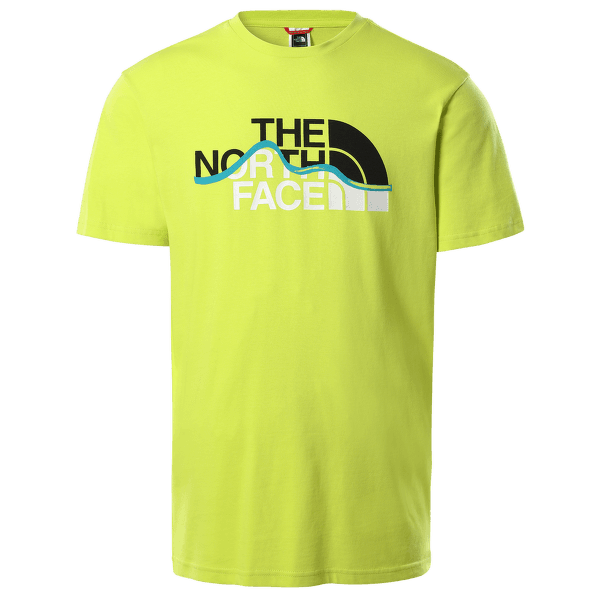 Tričko krátky rukáv The North Face Mountain Line Tee S/S Men Sulphur Spring Green