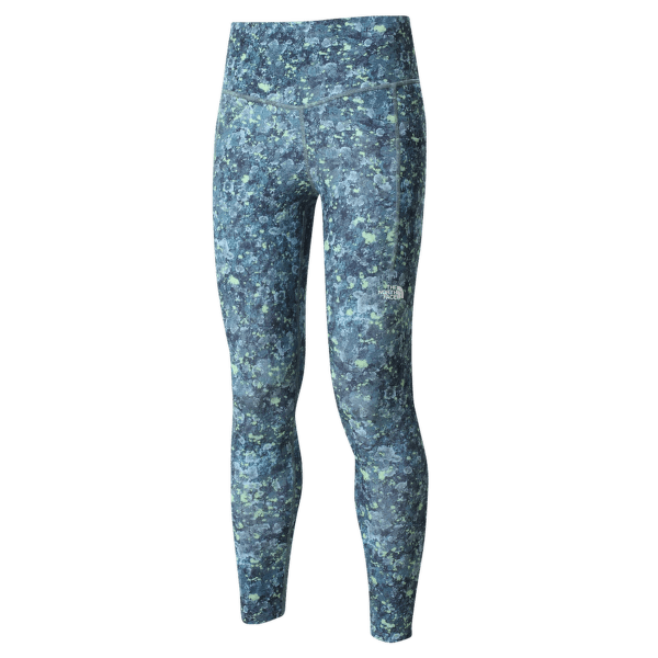 Legíny The North Face Printed Motivation 2.0 HR 7/8 Pocket Tight Women BETA BLUE LICHEN PRINT