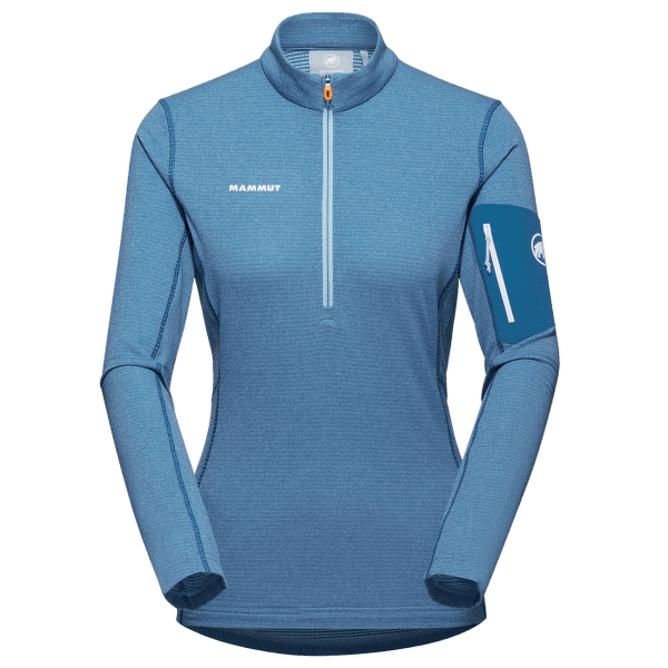 Tričko dlhý rukáv Mammut Aenergy Light ML Half Zip Pull Women cool blue-deep ice 50551