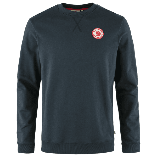 Tričko dlhý rukáv Fjällräven 1960 Logo Badge Sweater Men Dark Navy