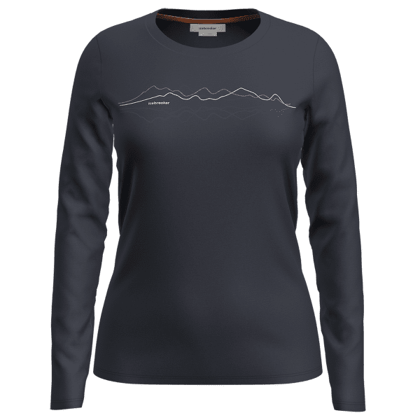 Triko dlouhý rukáv Icebreaker Merino Central Classic LS Tee Women Midnight Navy