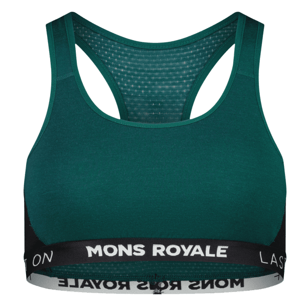 Podprsenka Mons Royale SIERRA SPORTS BRA Evergreen