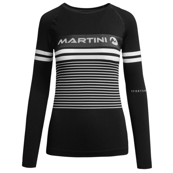 Triko dlouhý rukáv Martini HI.DRY_T1 Women black/white