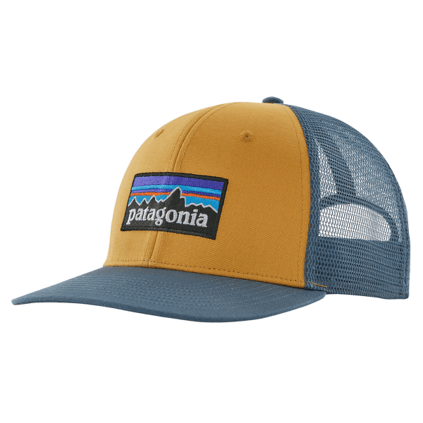 Kšiltovka Patagonia P-6 Logo Trucker Hat Pufferfish Gold