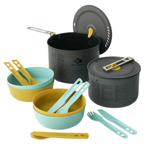 Riad Sea to Summit Frontier UL Two Pot Cook Set - [4P] [14 Piece]