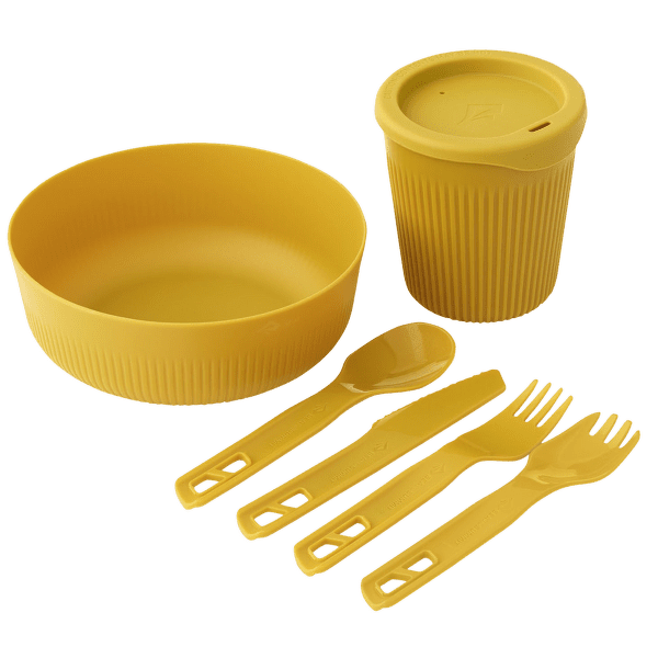 Set Sea to Summit Passage Dinnerware Set - [1P] [6 Piece] Arrowwood Yellow