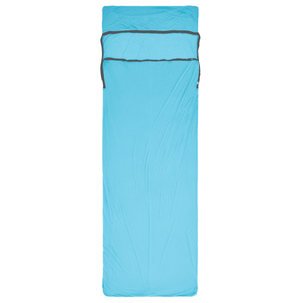 Vložka do spacáku Sea to Summit Breeze Sleeping Bag Liner - Rectangular w/ Pillow Sleeve Blue Atoll