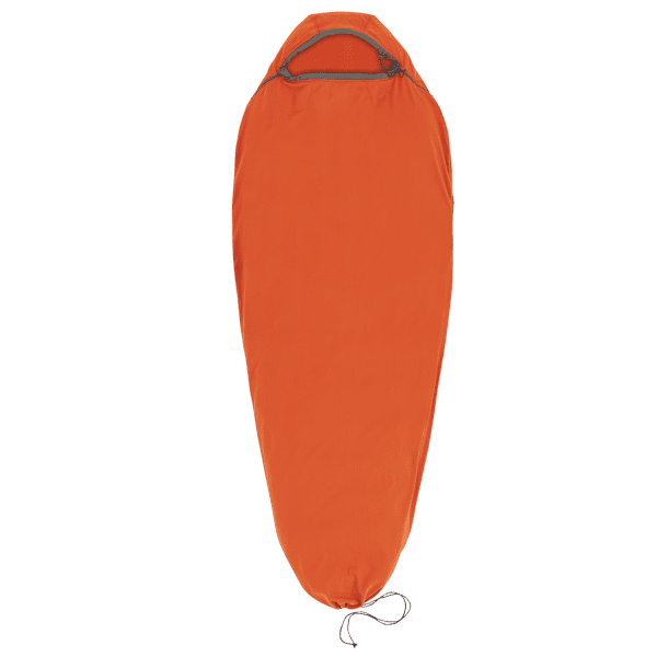 Vložka do spacáku Sea to Summit Reactor Fleece Sleeping Bag Liner - Mummy w/ Drawcord - Compact Picante Red