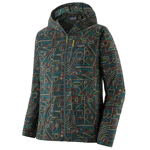 Bunda Patagonia Houdini Jacket Men Lose Yourself Outline: Nouveau Green