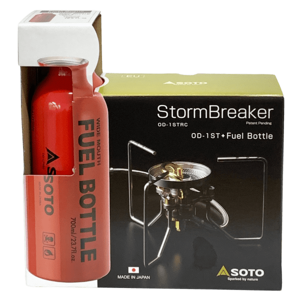 Vařič Soto StormBreaker+700ml Red Fuel Bottle