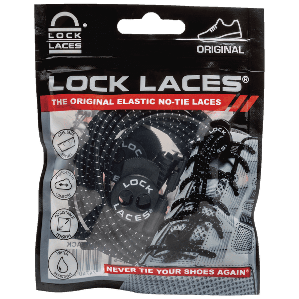 Tkaničky Lock Laces ORIGINAL LACES Black