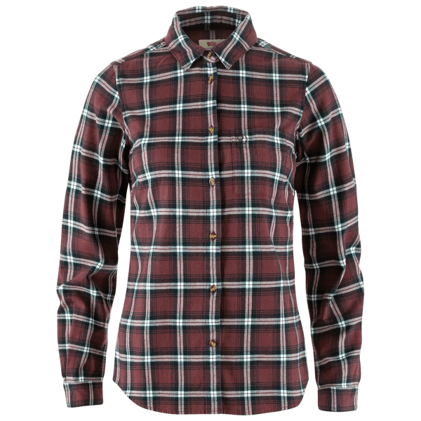 Košile dlouhý rukáv Fjällräven Övik Flannel Shirt Women Port-Breeze Blue