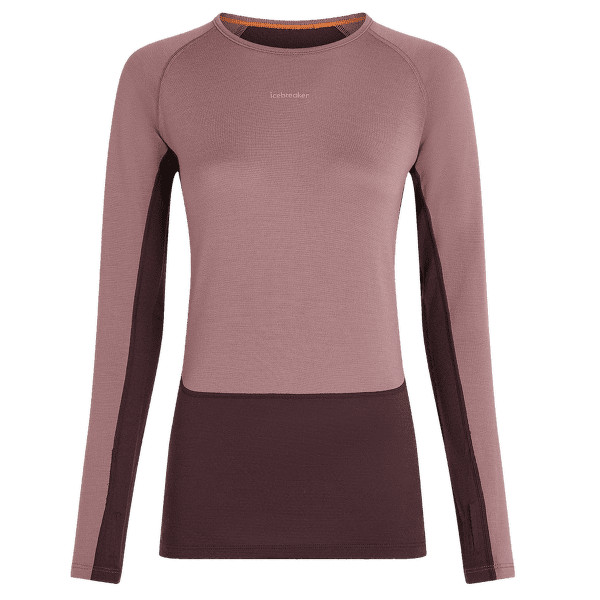 Triko dlouhý rukáv Icebreaker Merino 260 ZoneKnit™ LS Crewe Women JAVA/SUMMIT/CB