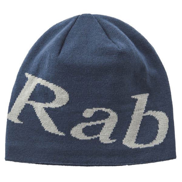 Čiapka Rab Logo Beanie Tempest Blue/Light Zinc