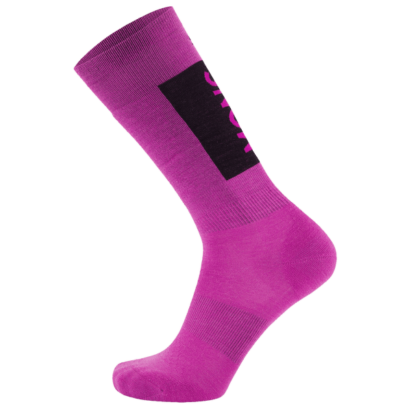 Ponožky Mons Royale Unisex Atlas Merino Snow Sock Purple Bolt