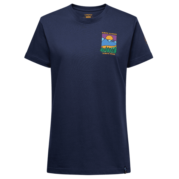 Tričko krátky rukáv La Sportiva ALWAYS CLIMBING Women Night Sky_B46B46