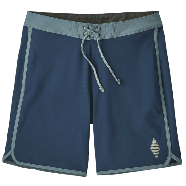 Kraťasy Patagonia Hydropeak Side Shore Boardshorts - 18 in. Men Blue Sage