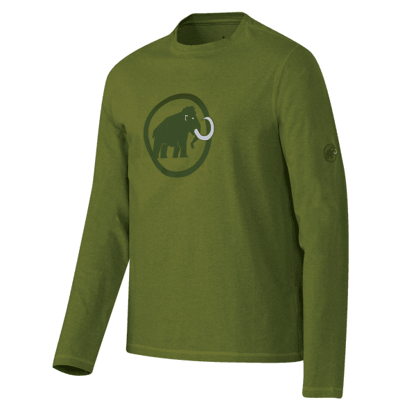 Tričko dlhý rukáv Mammut Mammut Logo Longsleeve Men seaweed melange