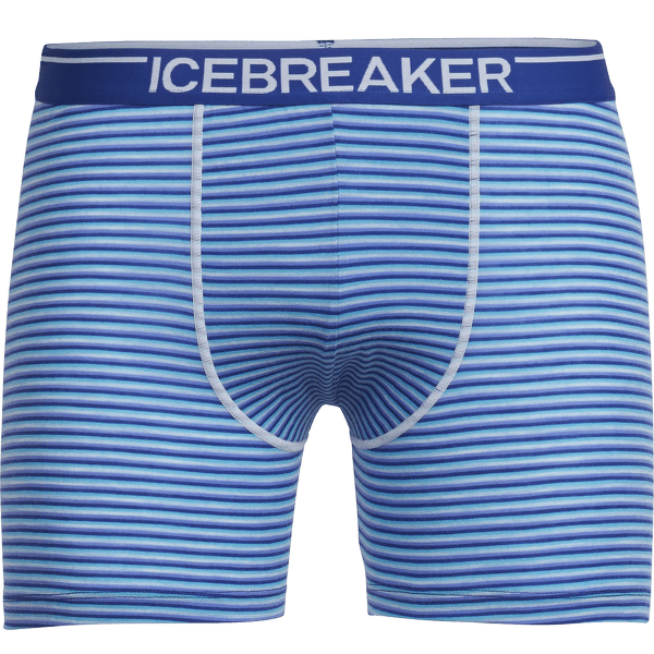 Boxerky Icebreaker Anatomica Boxer Men Cobalt/Capri/Stripe