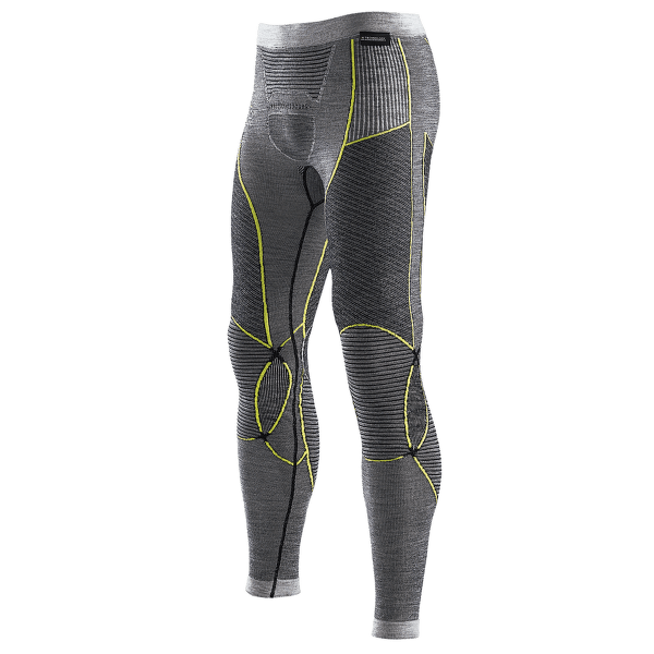 Legíny X-Bionic Apani Merino By X-Bionic Fastflow Pants Men Black/Grey/Yellow