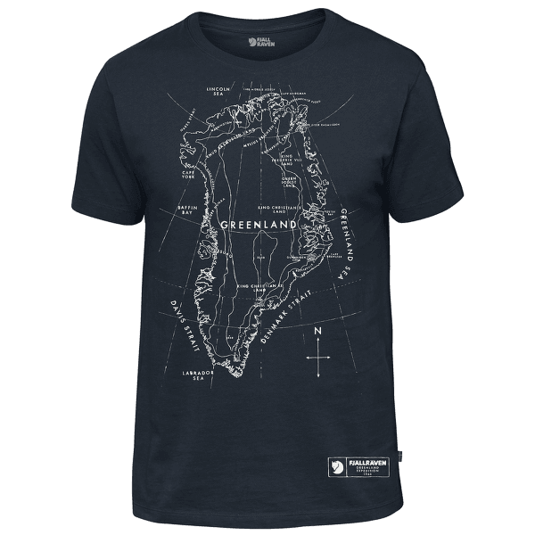 Triko krátký rukáv Fjällräven Greenland Printed T-Shirt Navy