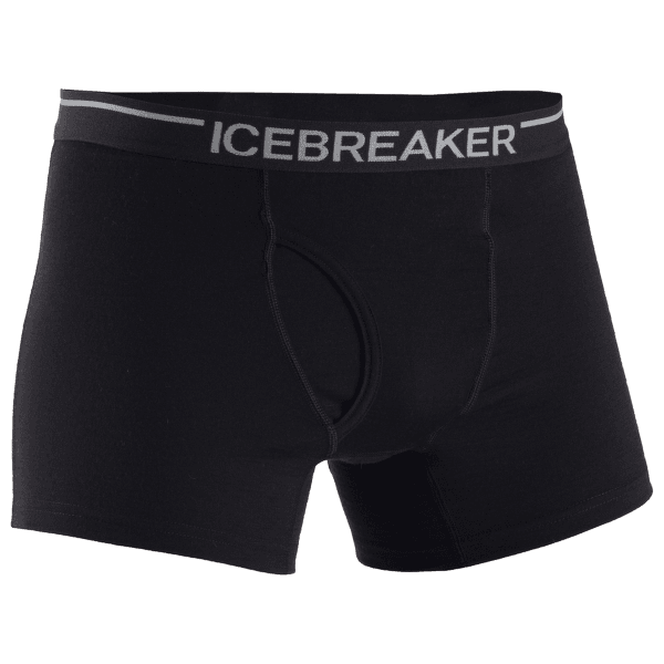Boxerky Icebreaker Oasis Boxers wFly Black001