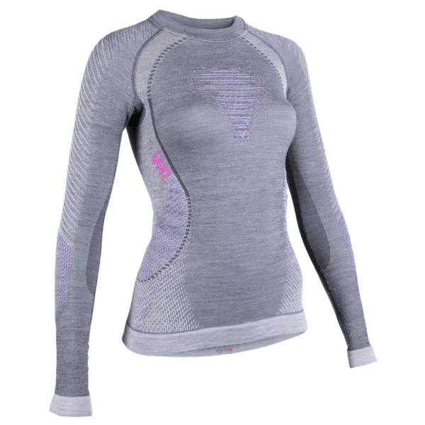 Tričko dlhý rukáv UYN Fusyon UW Shirt LS Women Anthracite/Purple/Pink
