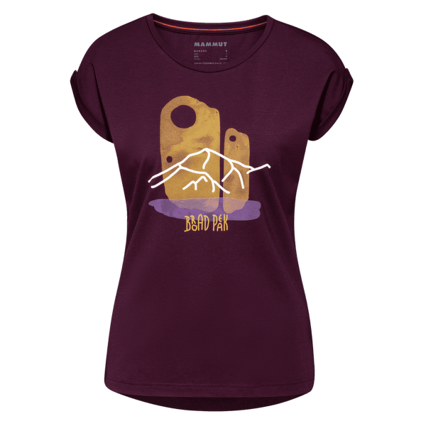 Triko krátký rukáv Mammut Mountain T-Shirt Women (1017-00965) grape PRT2