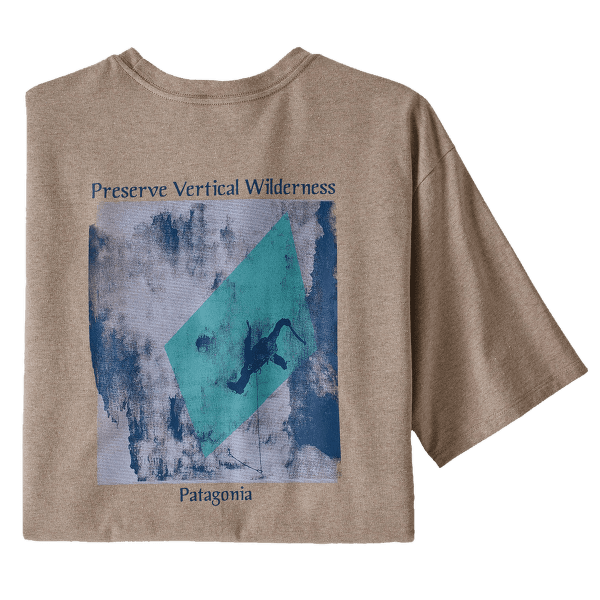 Triko krátký rukáv Patagonia Last Ascent Pocket Responsibili-Tee Men Shroom Taupe