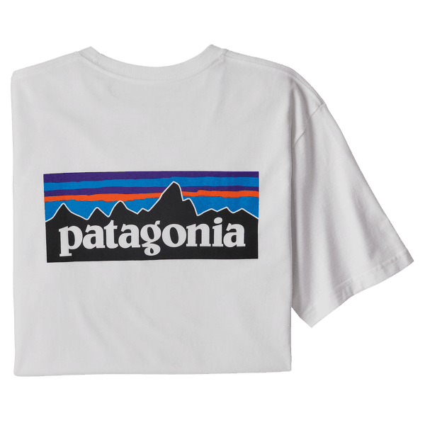 Tričko krátky rukáv Patagonia P-6 Logo Responsibili Tee Men White