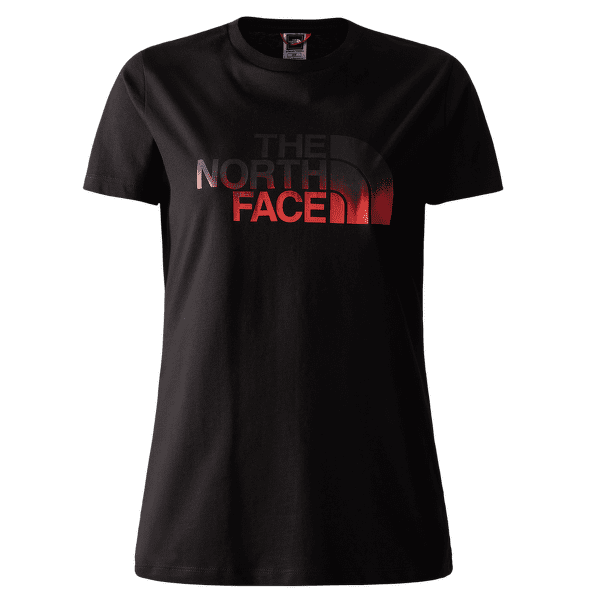 Triko krátký rukáv The North Face Easy S/S Tee TNF BLACK/FIERY RED DIP