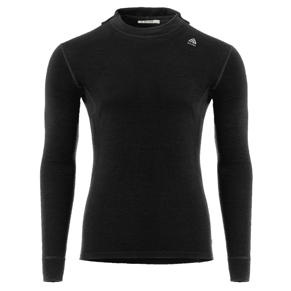 Mikina Aclima WarmWool hoodsweater V2 Men Jet Black