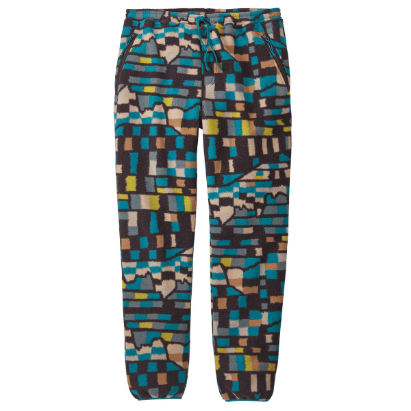 Kalhoty Patagonia Synch Pants Men Fitz Roy Patchwork: Belay Blue