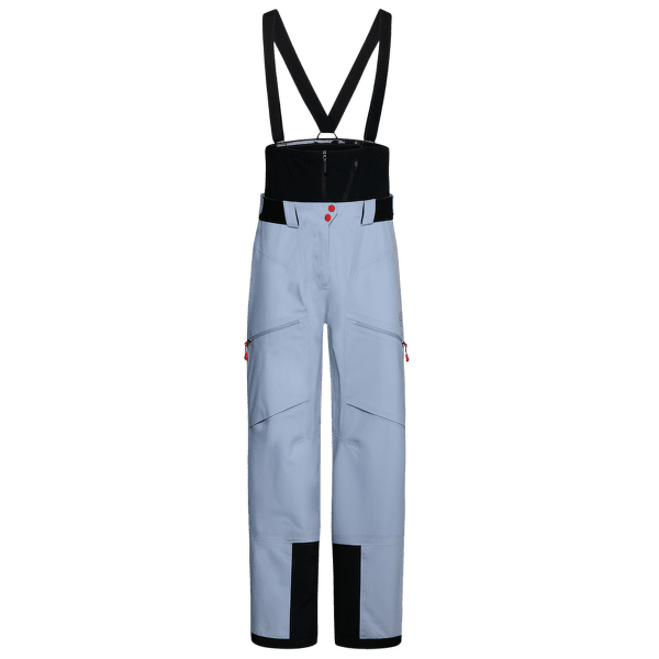 Nohavice La Sportiva CHASER EVO SHELL BIB PANT Women Stone-Blue/Cherry Tomato