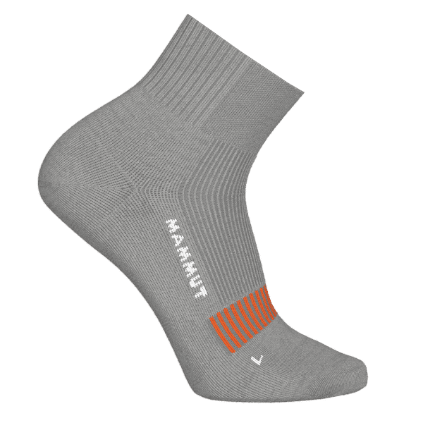 Ponožky Mammut Hiking Full Cushion Quarter Socks 00824 alloy-tangerine-white