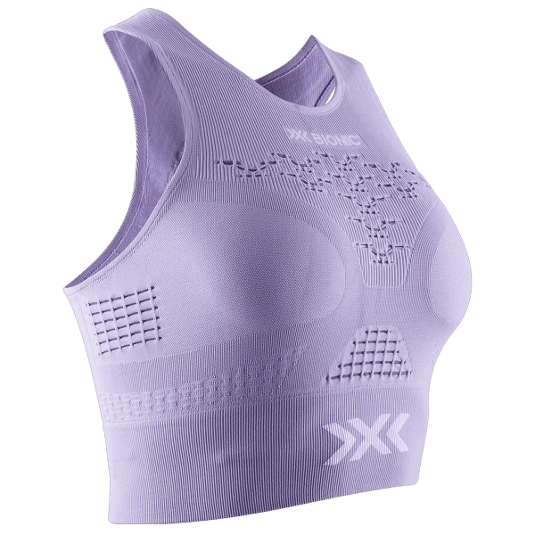 Podprsenka X-Bionic ENERGIZER 4.0 FITNESS CROP TOP Women BRIGHT LAVENDER/WHITE