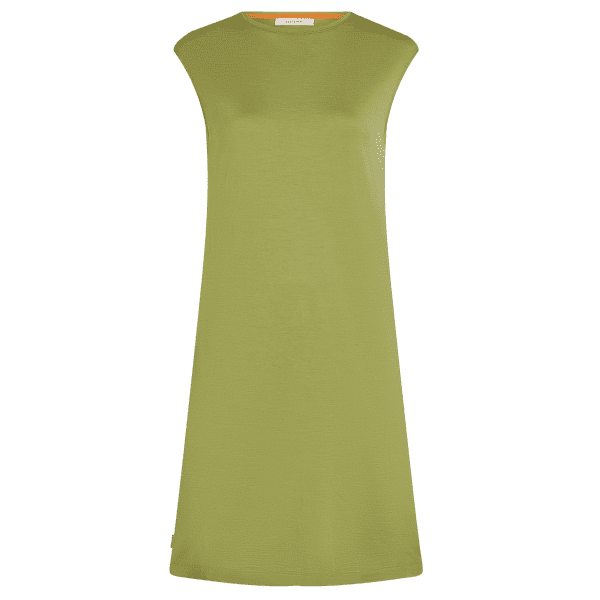 Šaty Icebreaker Granary Sleeveless Dress Women OLIVE