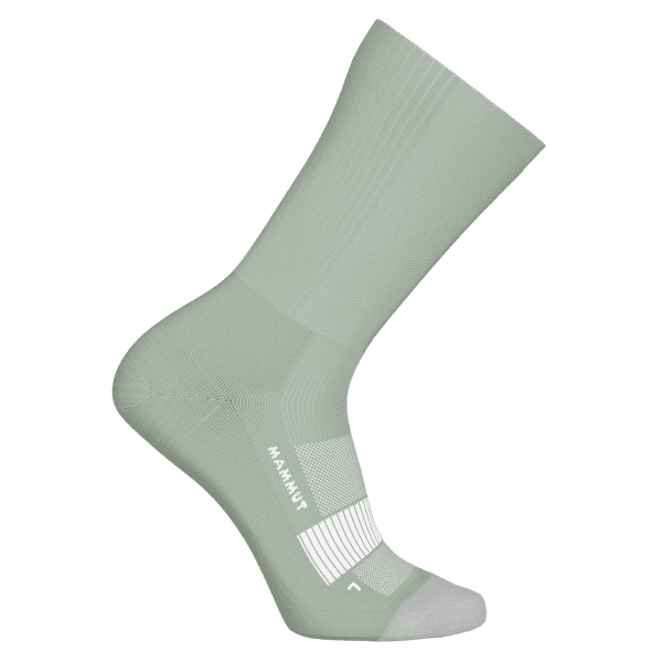 Ponožky Mammut All-Mountain Targeted Cushion Merino Crew Socks 1315 silver sage-white