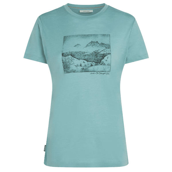 Triko krátký rukáv Icebreaker Merino 150 Tech Lite SS Tee Sunrise Summit Women HYDRO