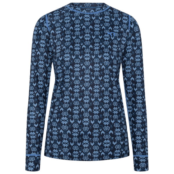 Triko dlouhý rukáv Kari Traa Fryd LS Women ROIRI/DARK NAVY BLUE